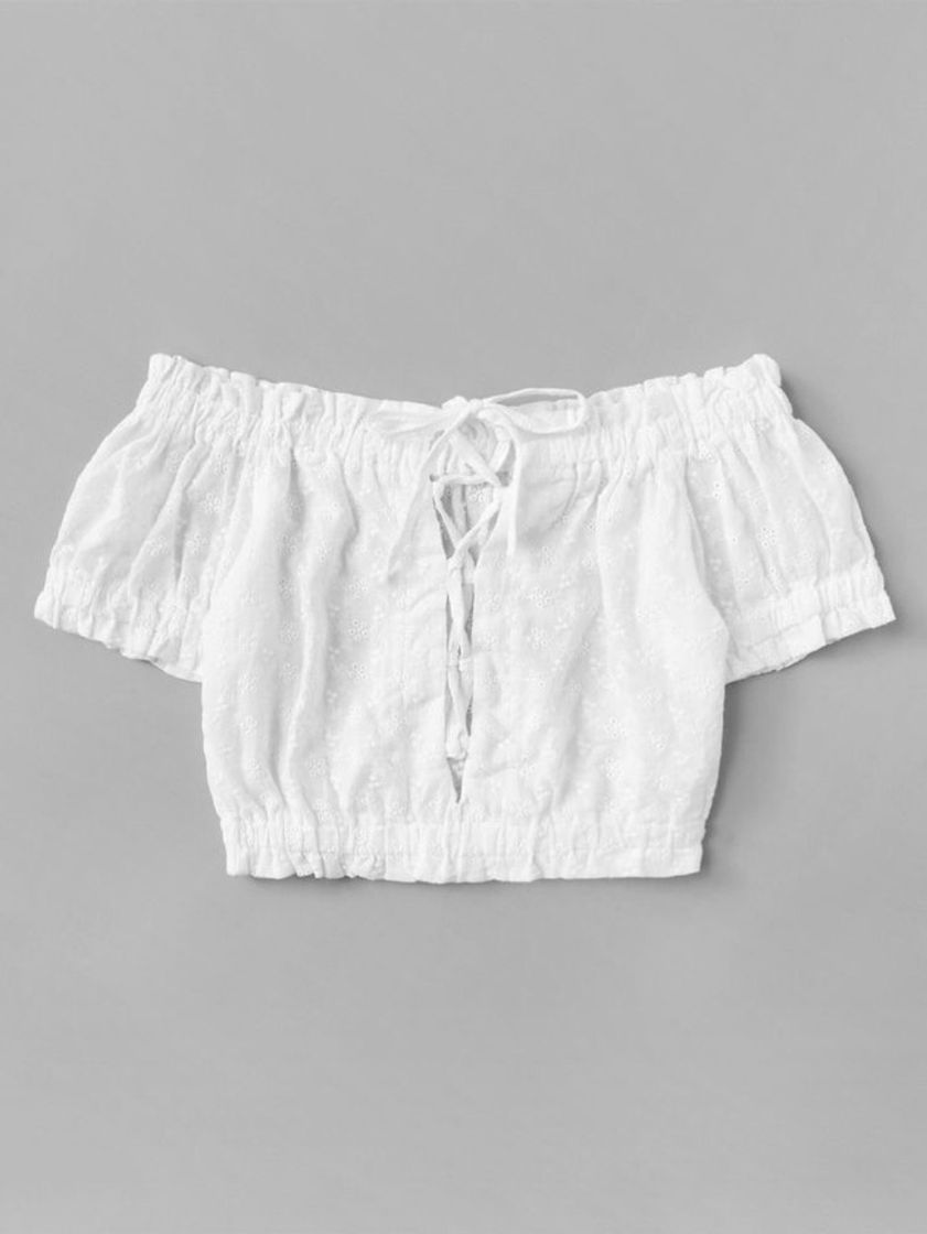 Fashion Cropped Branco