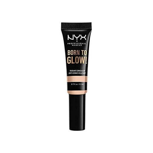 NYX Professional Makeup Corrector de Maquillaje Born to Glow Radiant Concealer, Reduce