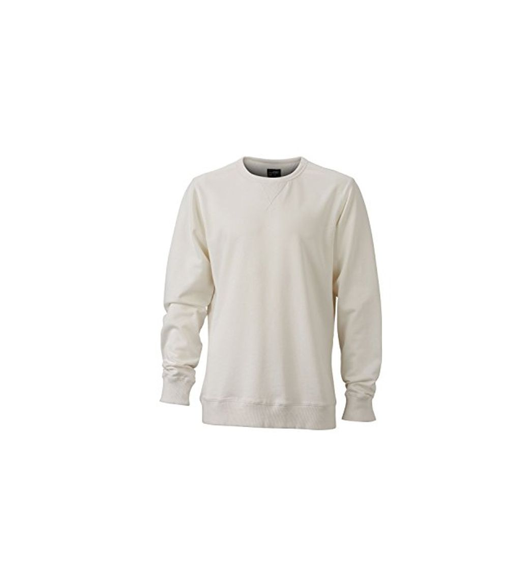 Moda Men's Basic Sweat in Off-White Size