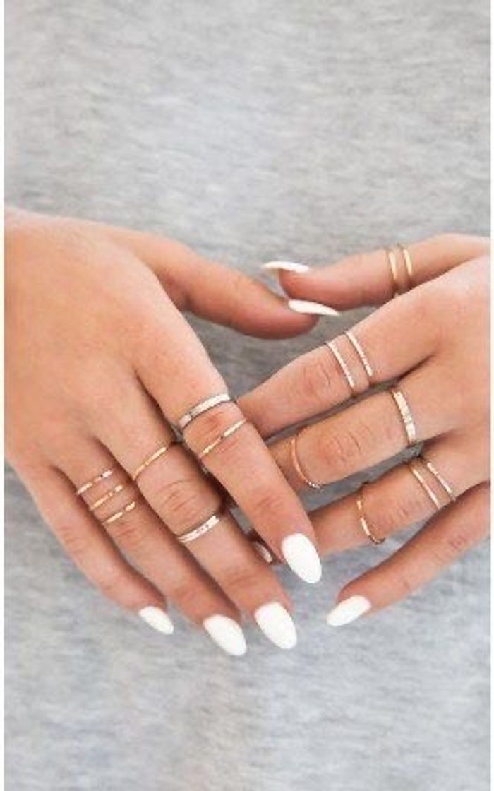 Social Anéis em prata