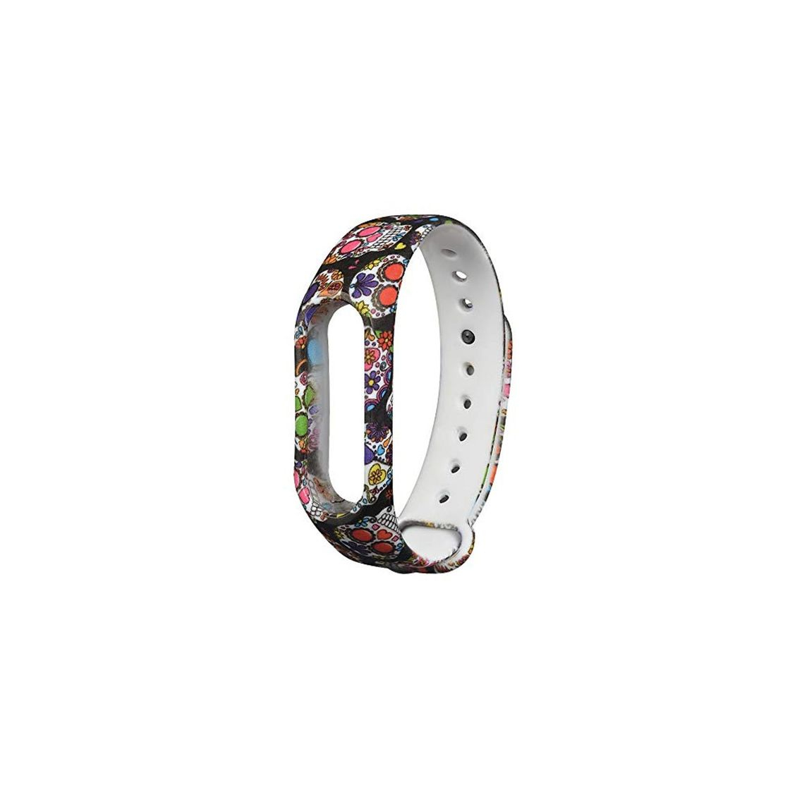 Moda Xiaomi Mi Band 2-Correa De Reloj De Navidad,Beikoard Cráneo De Silicona Correa