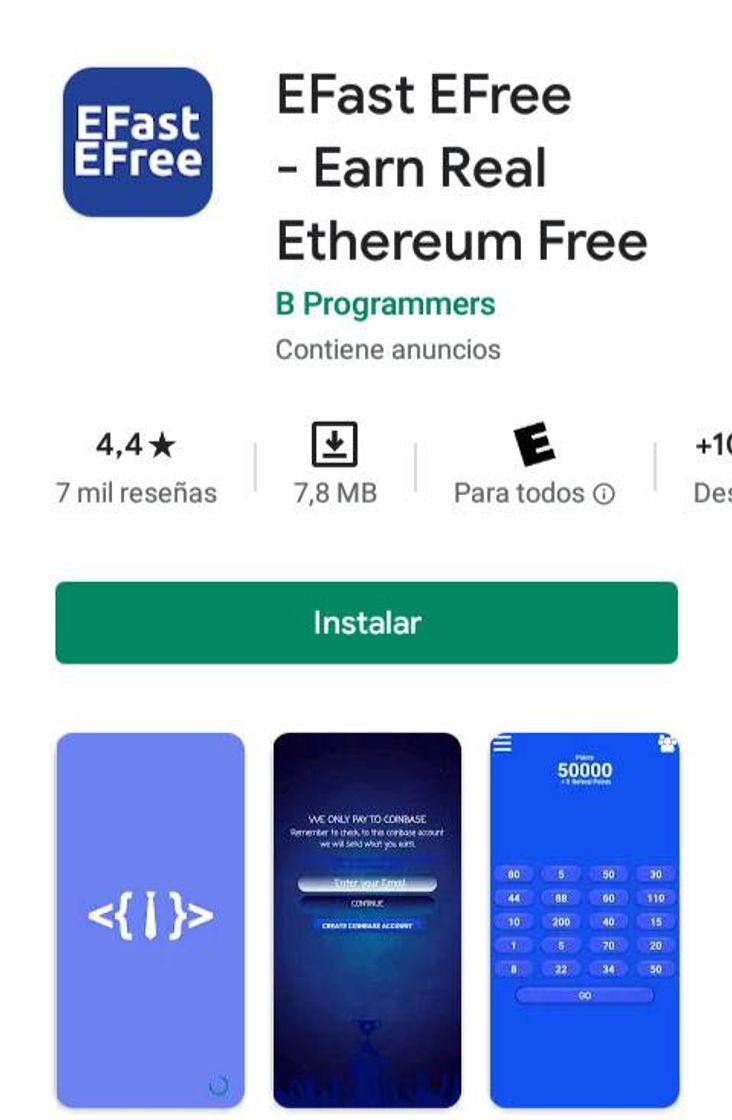 App EfastEfree