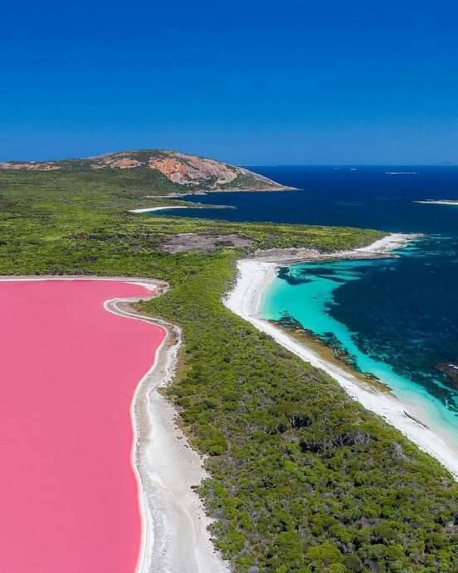 Moda Lago Hillier. Austrália 