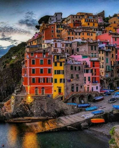 Itália -casas coloridas