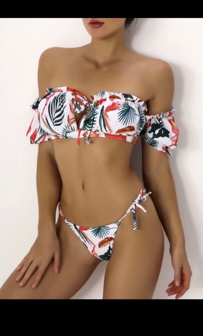 Product Aibrou Bikini Mujer Conjunto Sexy Cabestro Cuello Bañador Cuello en V