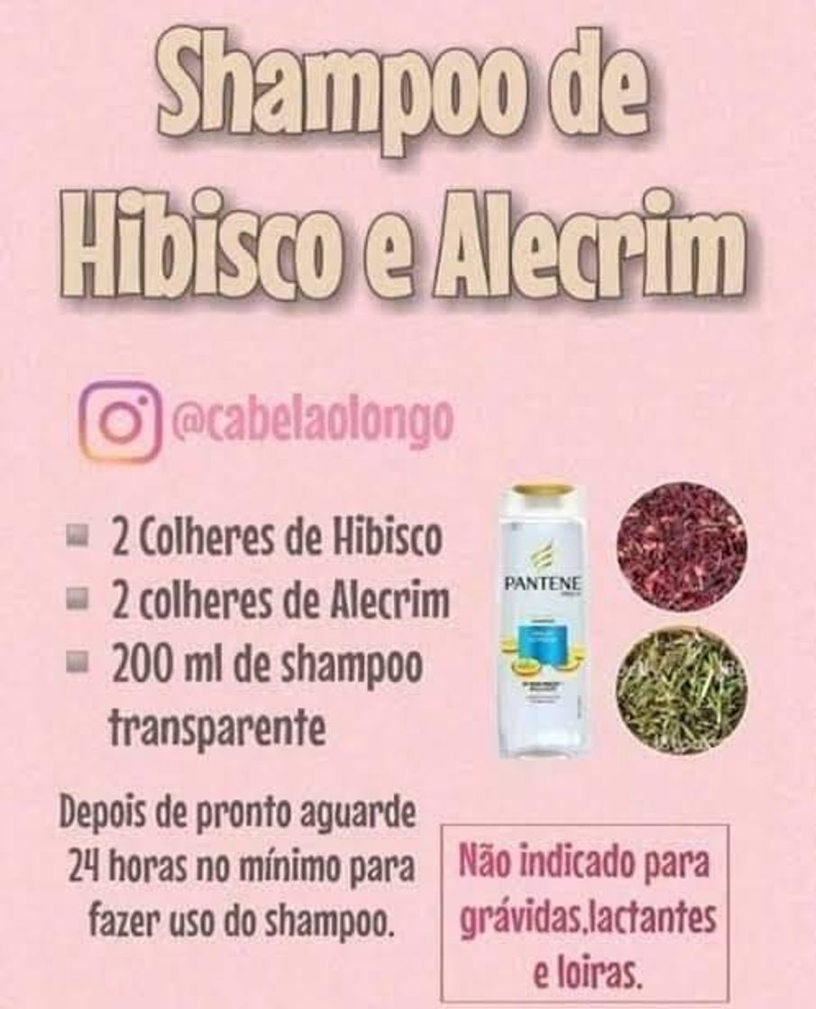 Fashion Shampoo de hibisco e alecrim