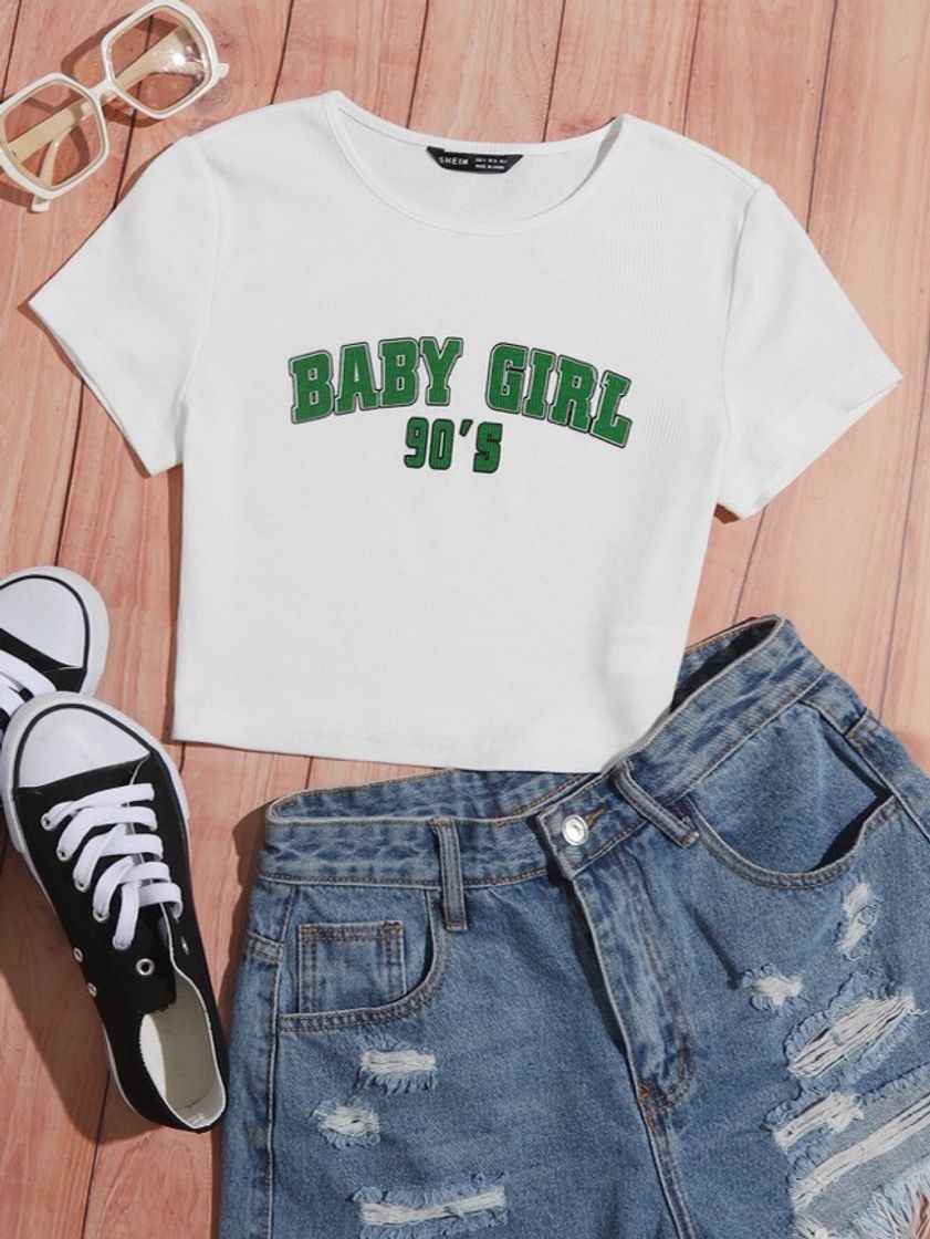 Moda Cropped Baby Girl 90’S