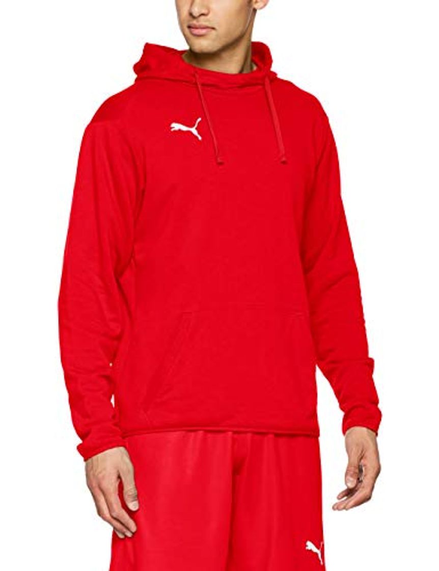 Fashion Puma Liga Casuals Hoody, Sudadera con Capucha para Hombre, Rojo