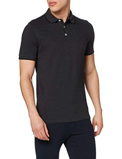 JACK & JONES Jjepaulos Polo SS Noos, Gris