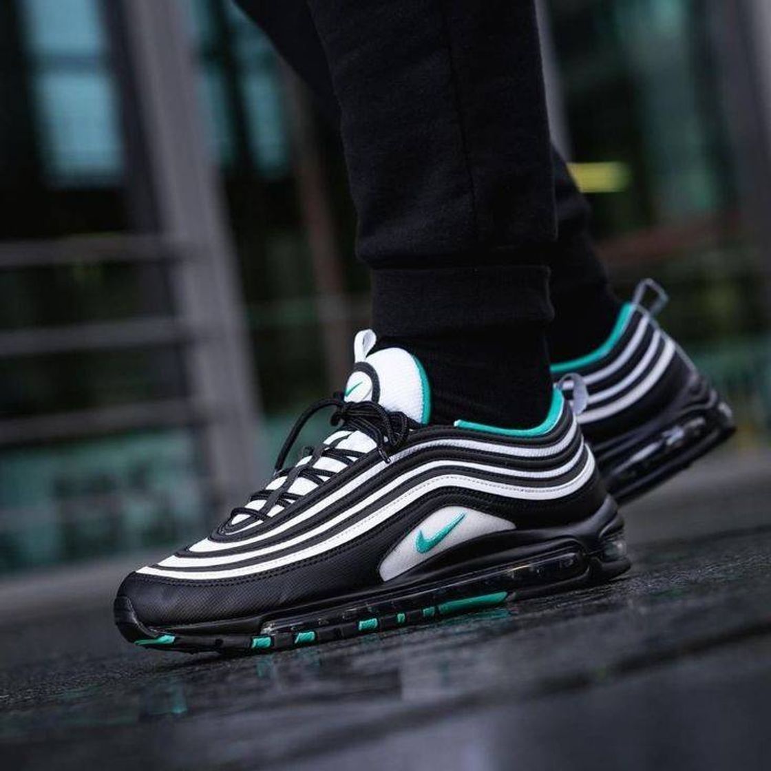 Fashion Nike air max 97 black/emerald 