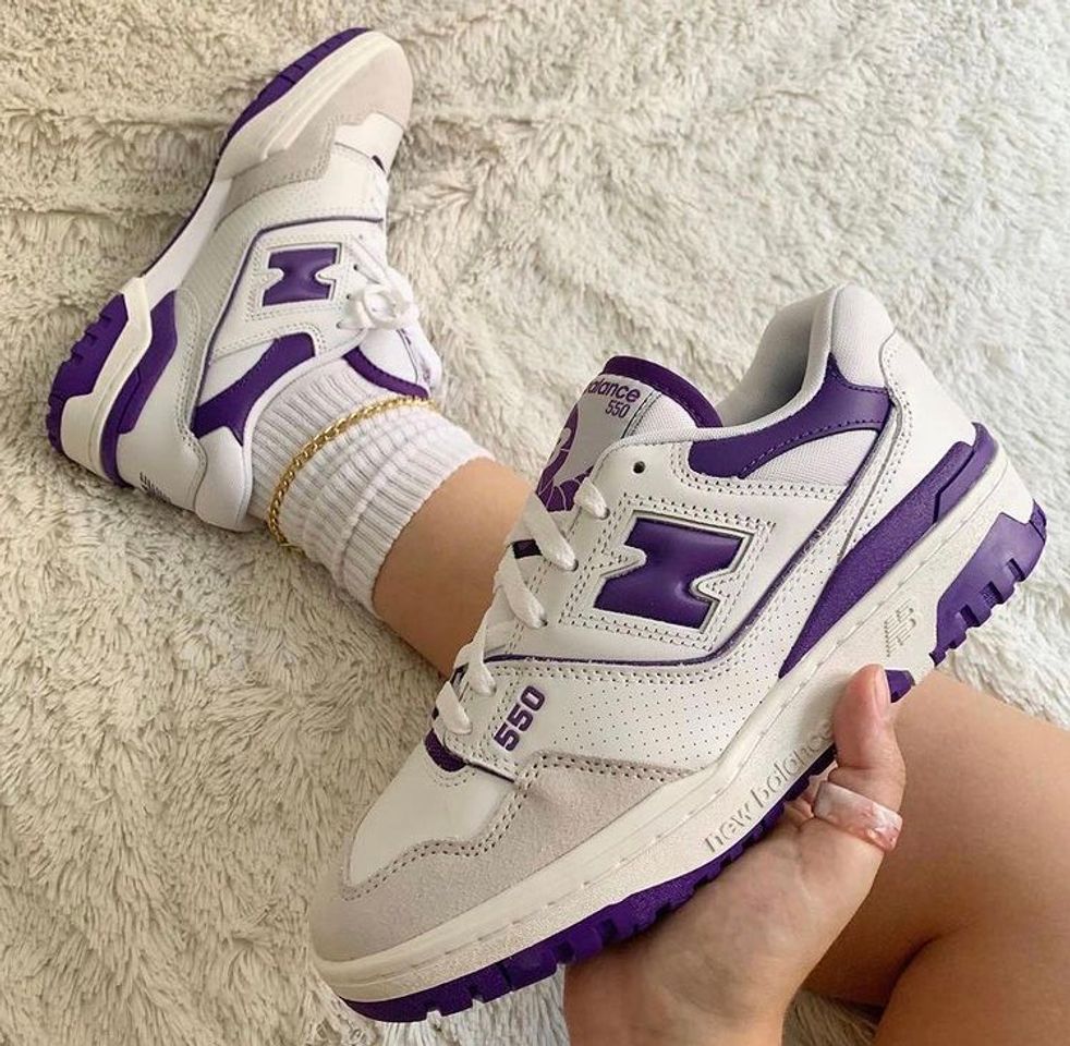 Moda New Balance 550 White Purple