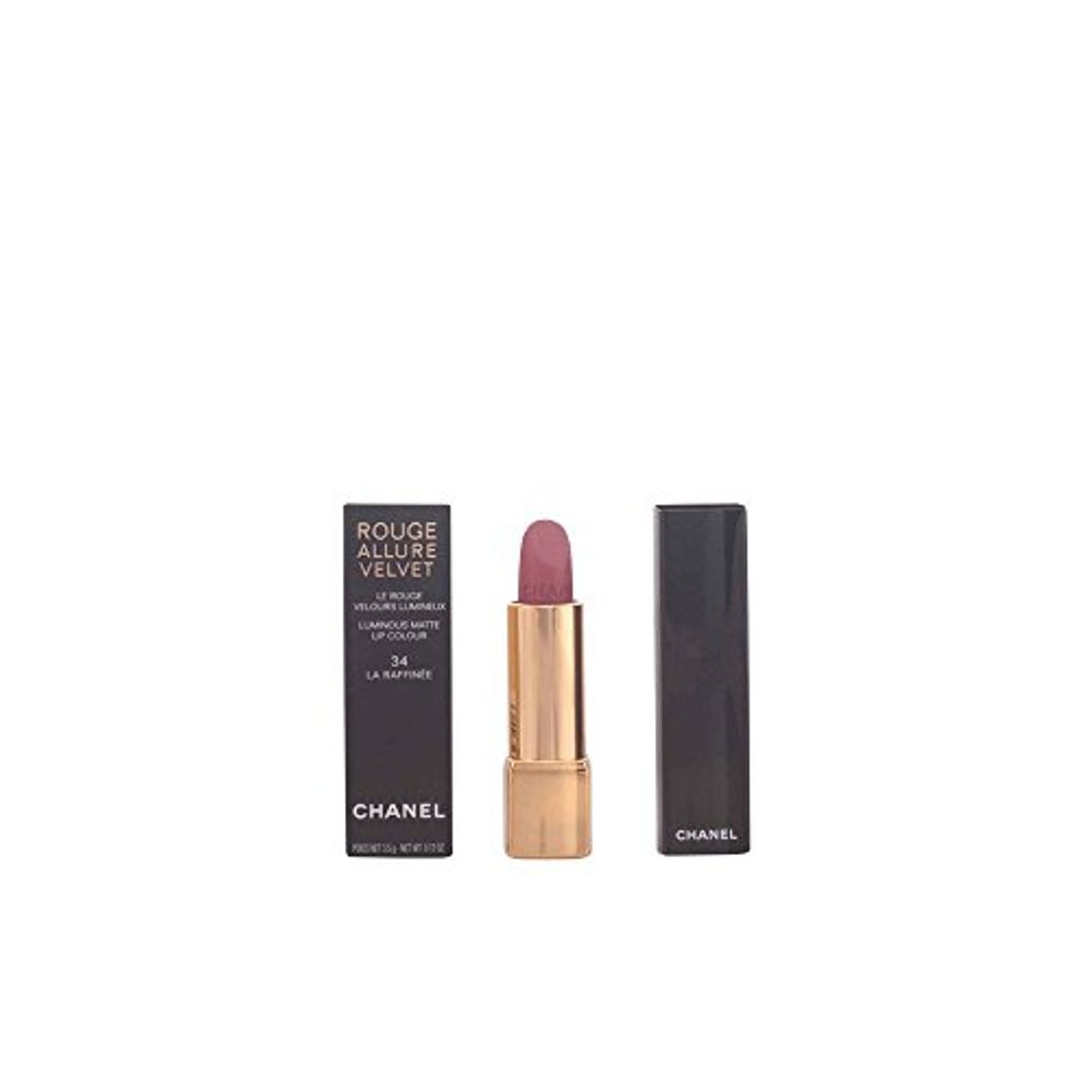 Place CHANEL Rouge Allure Velvet barra de labios Violeta Mate 3,5 g -