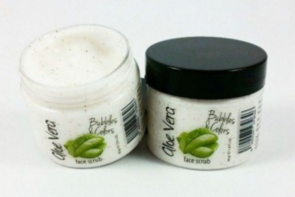 Fashion Aloe Vera Bubbles and Colors Face Scrub