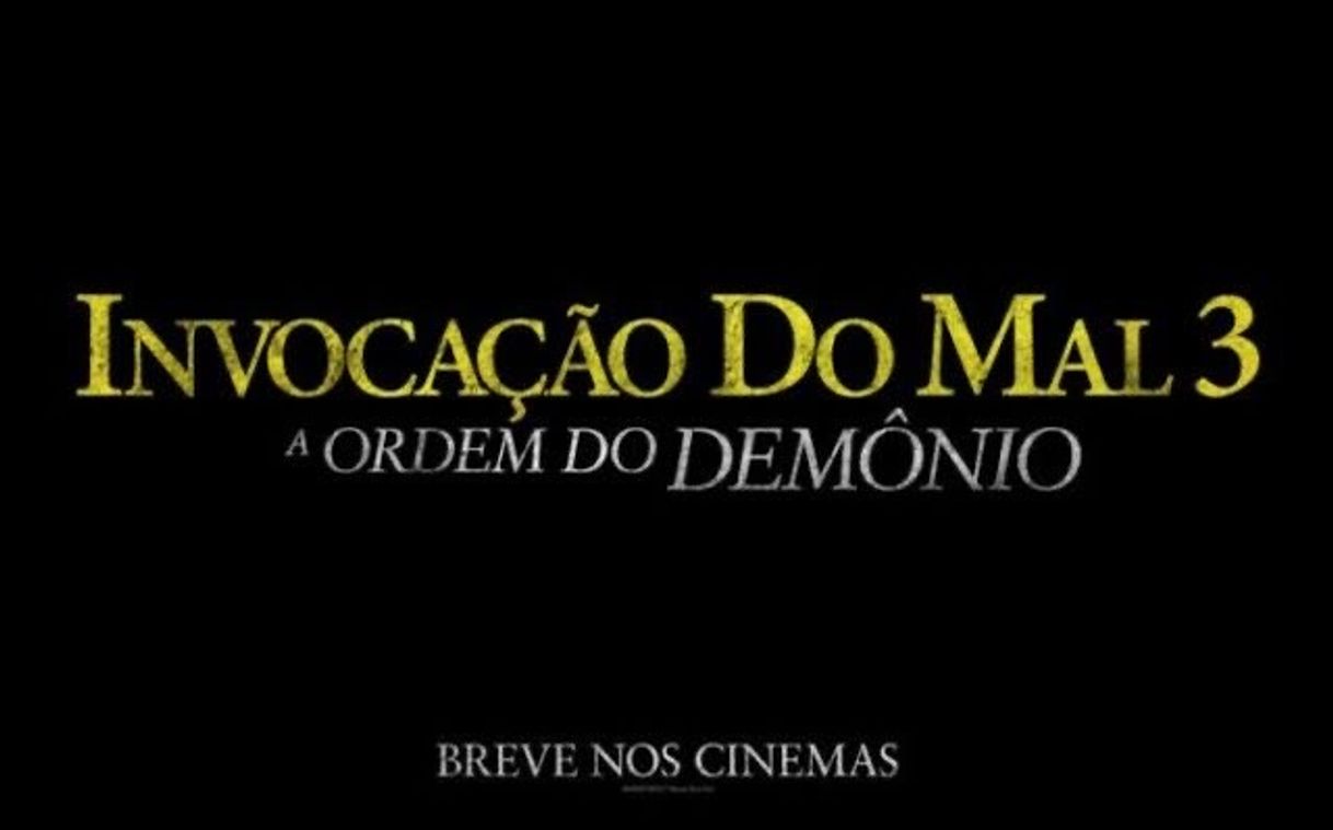 Película Invocação do mal 3 