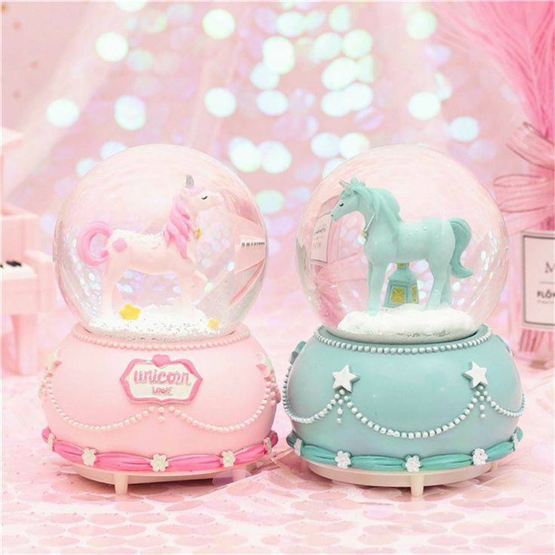 Fashion Led Night Light Unicorn Music Box