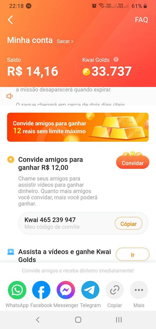 Apps MEU CÓDIGO - Kwai465239947