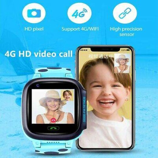 4G Relógio Inteligente Kids Criança Impermeável Gps + Wifi +