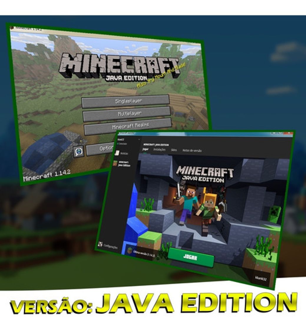 Minecraft Edição Java Pc E Mac Código|Premium|conta garantia