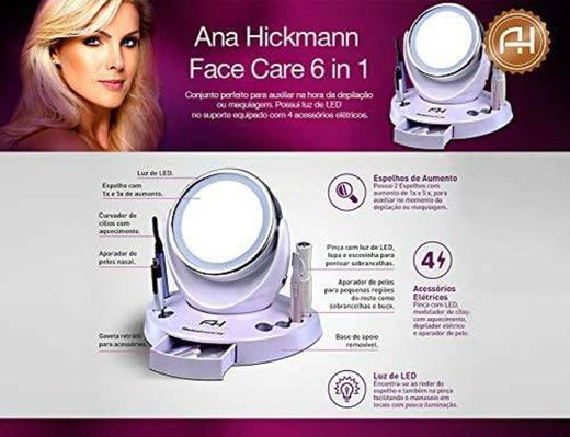 
Kit Maquiagem Face Care 6 Em 1 Relaxmedic Ana Hickmann

