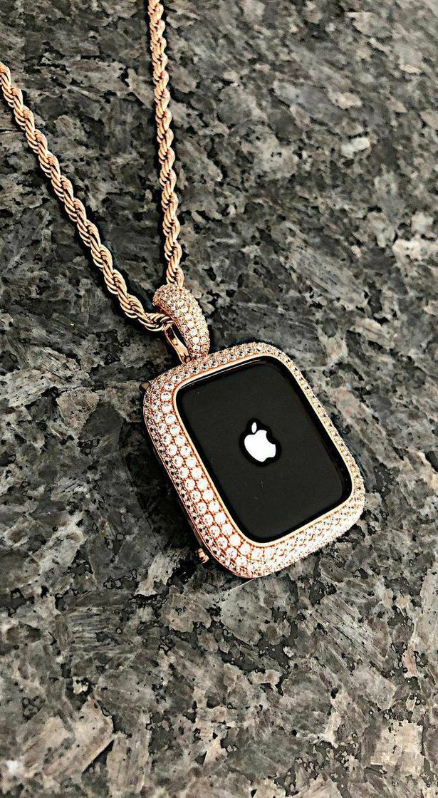 Fashion 
Rose gold Apple Watch Pendant