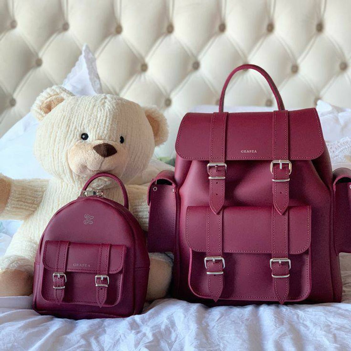 Social Burgundy  Leather  Bag