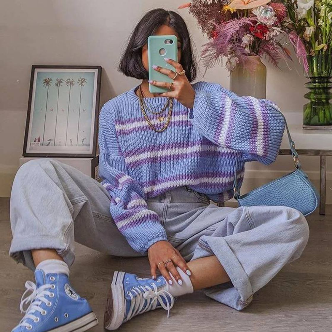 Moda 90s style knitted sweater