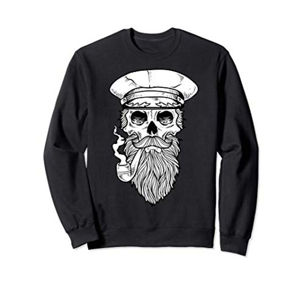 Moda Skull Bones Smoking Sailor Tattoo s Sudadera