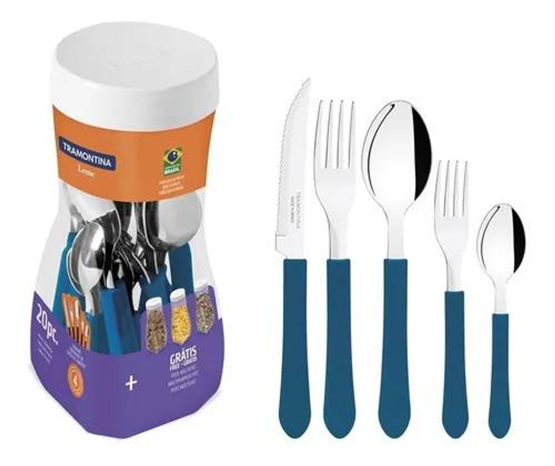 Social Faqueiro leme inox 20 peças Tramontina