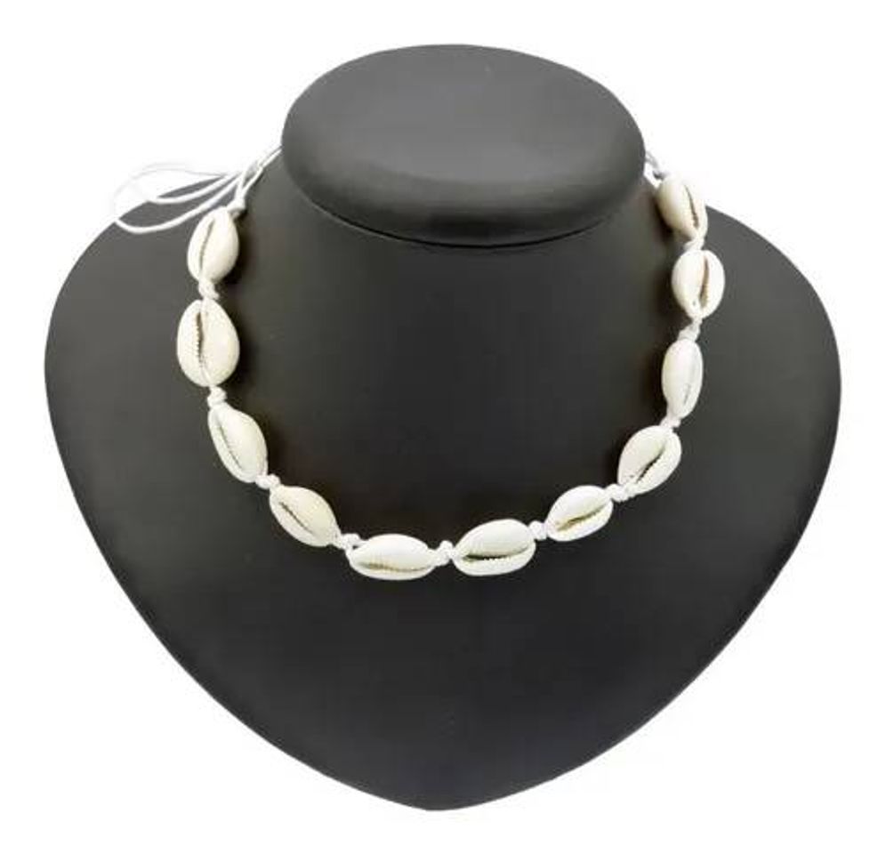 Moda Choker Búzios gargantilha Búzio natural moda praia