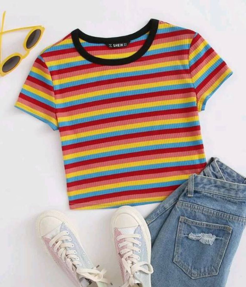 Fashion camiseta colorida