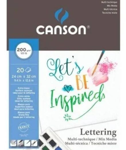 Bloco para lettering canson