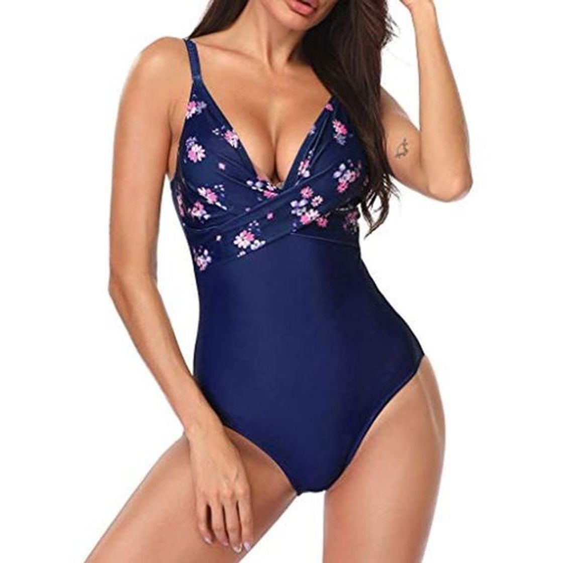 Fashion Auifor de las Mujeres de impresión Pedazo de baño Bikini Traje de