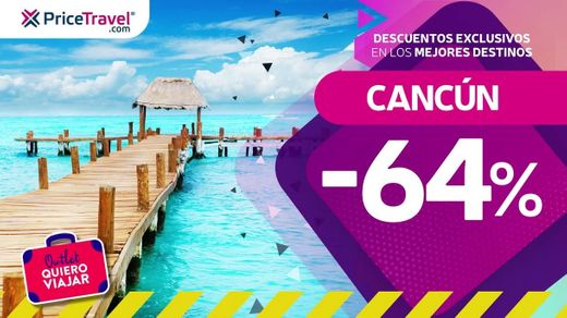 Vacaciones a Cancún 75% descuento 