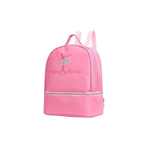 Bolsa de Baile para Niñas - Belegao Escuela Gimnasia Personalizada Mochila de