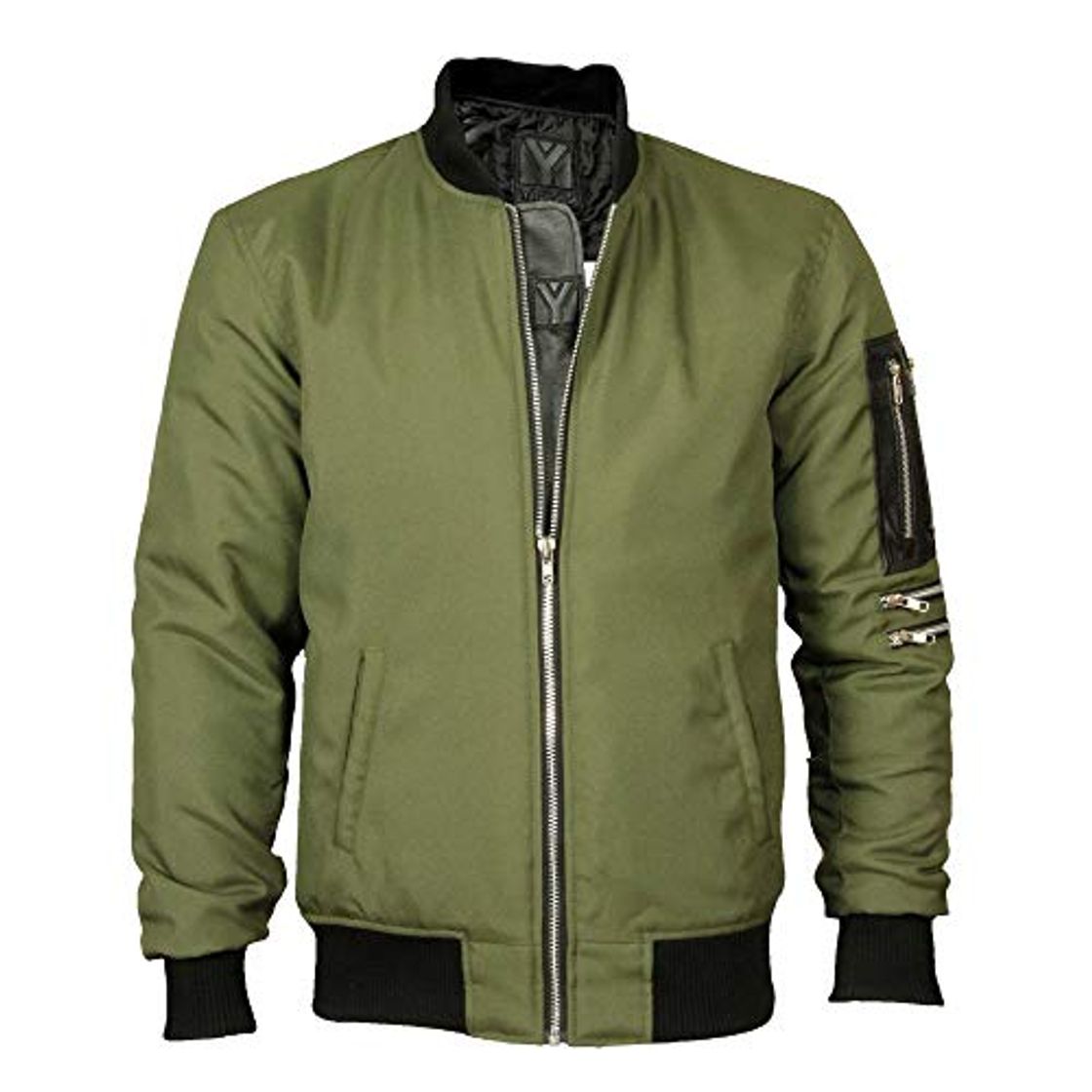 Moda YEZZ Clothing Cordura - Chaqueta Bomber para Hombre