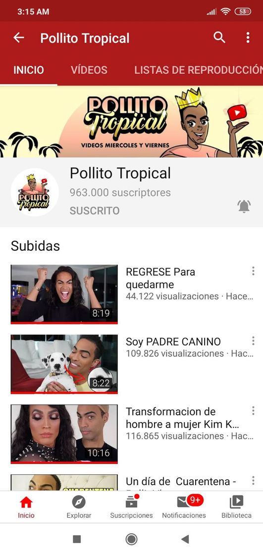 Fashion Canal de Youtube de #PollitoTropical