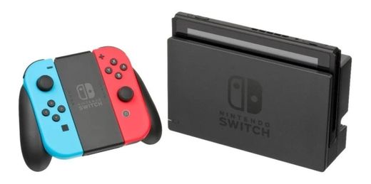 Nintendo Switch 32GB Standard rojo neón, azul neón y negro ...