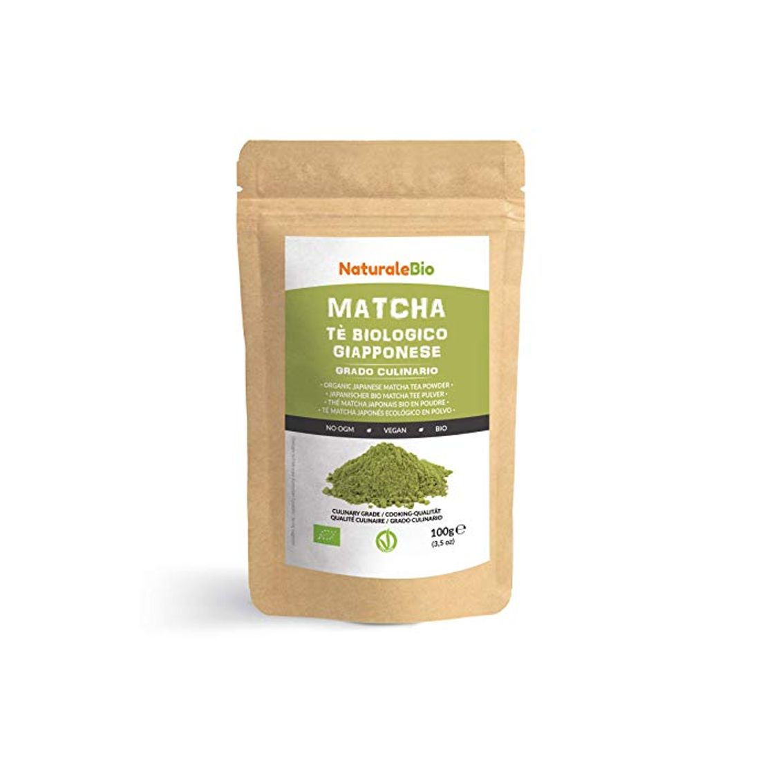 Product Té Verde Matcha Orgánico Japonés En Polvo [ Grado Culinario ] 100