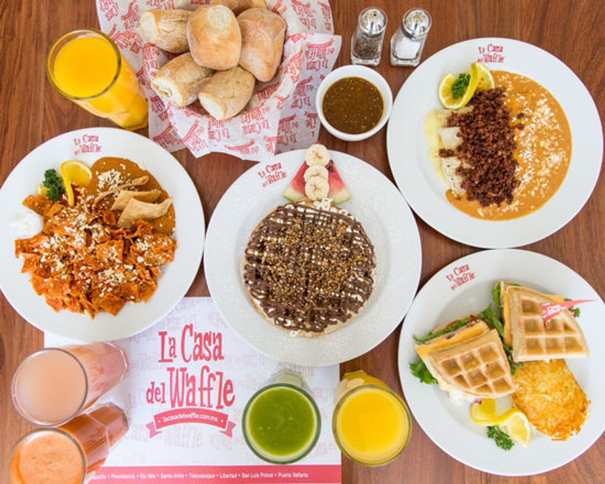 Restaurantes La Casa Del Waffle - Puerto Vallarta