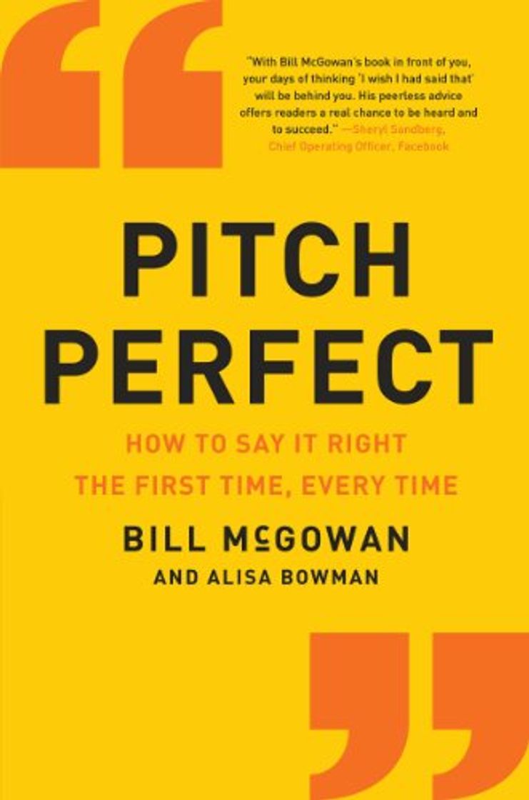 Books Pitch Perfect: How to Say It Right the First Time, Every Time