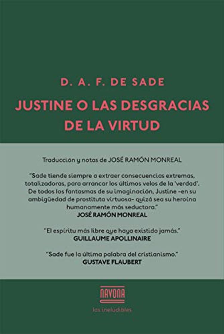 Libros Justine o las desgracias de la virtud