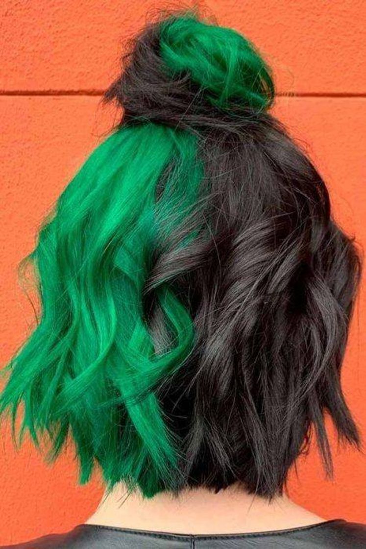 Moda Cabelo verde