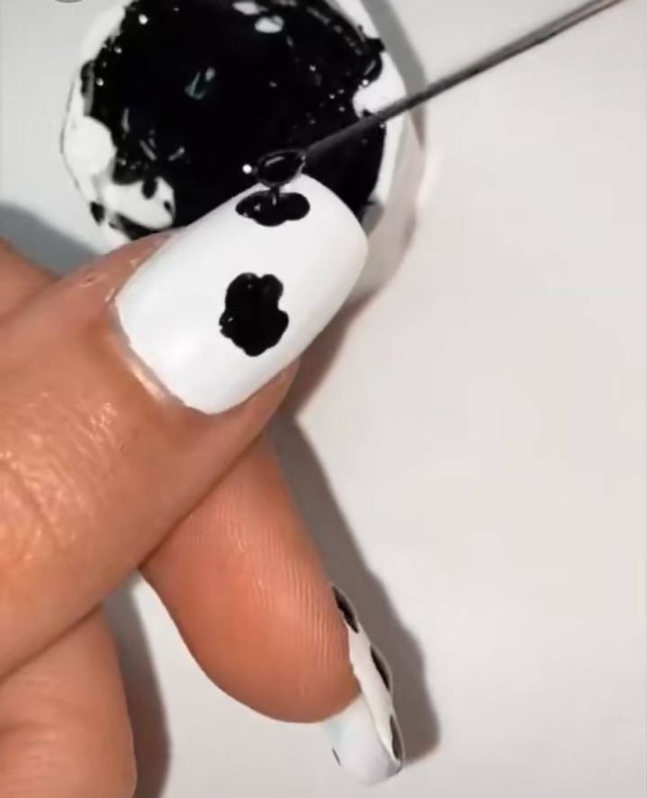 Moda Como fazer cow nails