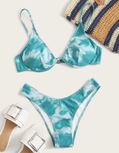 Bikini azul turquesa