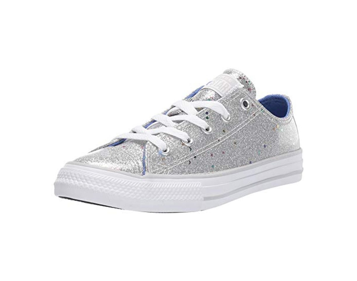 Social CONVERSE Chuck Taylor All Star Galaxy Glimmer OX Zapatillas Moda Chicas Plata