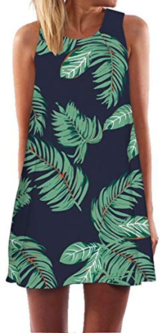 Social Ocean Plus Mujer Verano Flamenco Camisola Vestido De Playa Top Sin Mangas