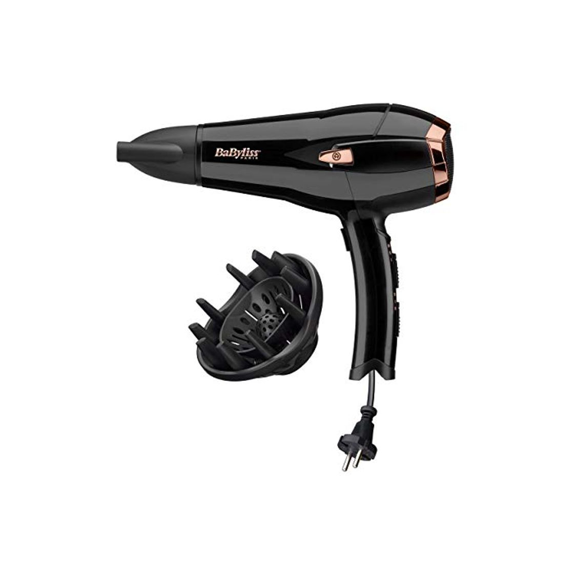 Social BaByliss D373E Secador de pelo retráctil