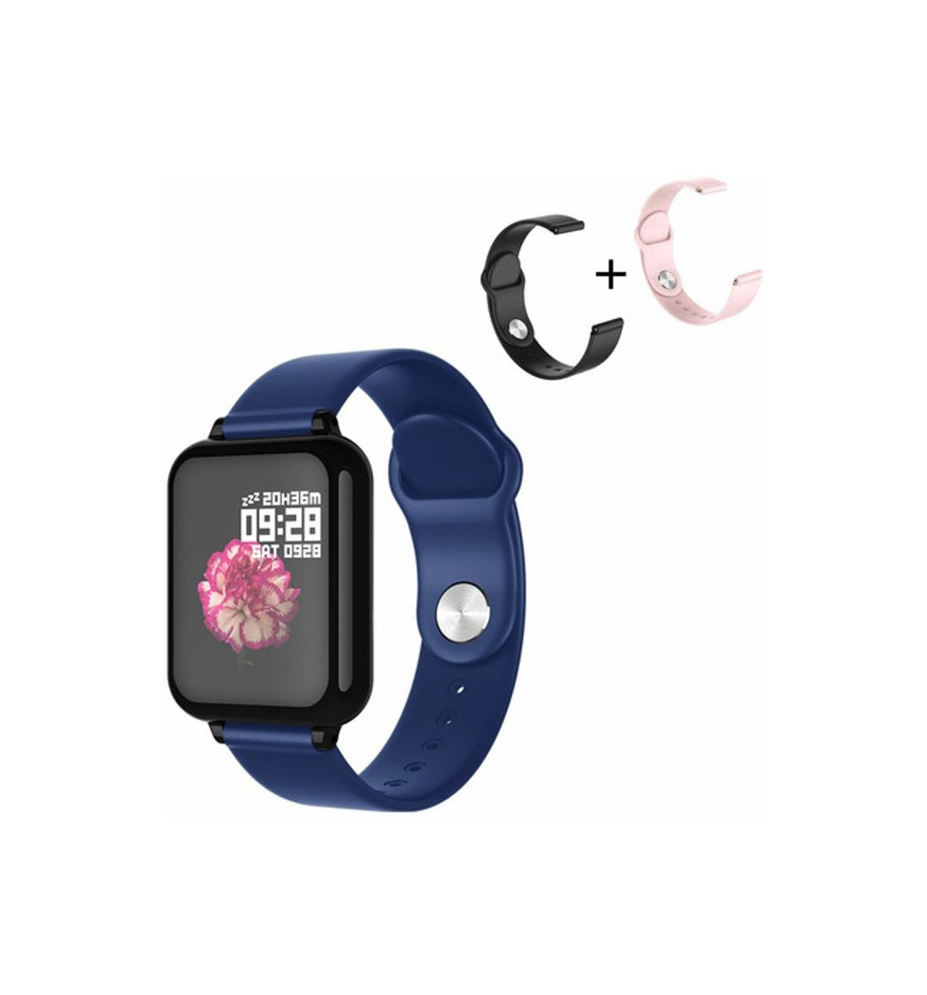 Social Reloj Inteligente Deportivo Impermeable Con 2 Correa - $ 632