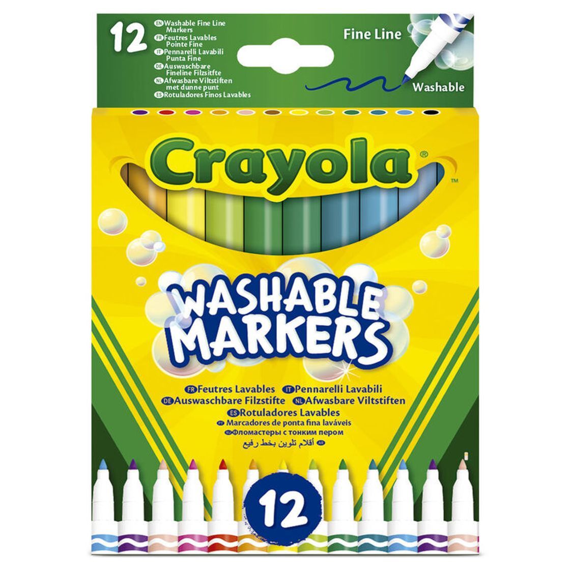 Social Crayola - Set de rotuladores Finos
