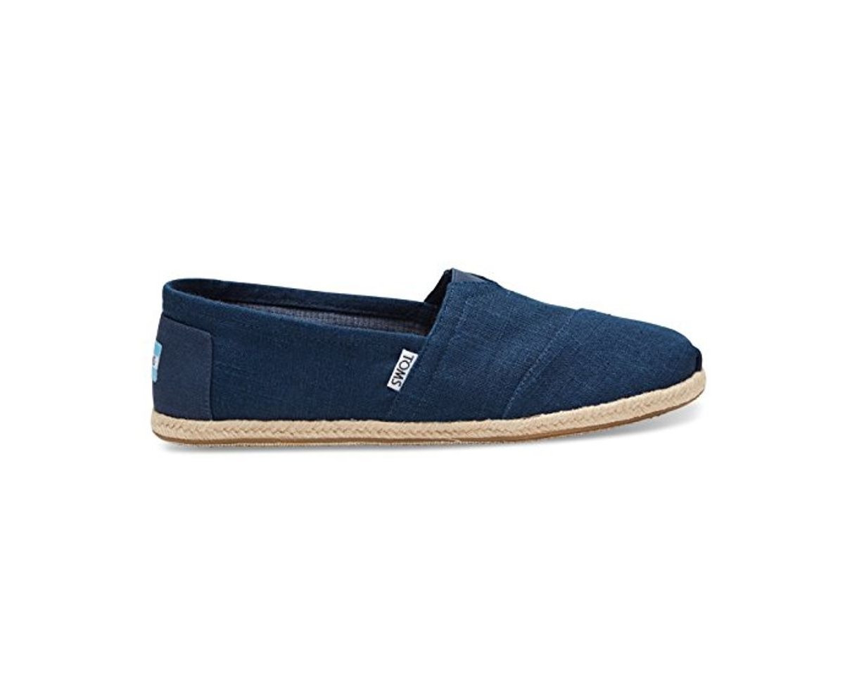 Fashion TOMS Alpargata Classic Rope Sole, Hombre, Azul